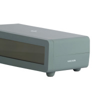 Budík Berlín LCD s nabíjačkou Karlsson KA6156GR, zelená